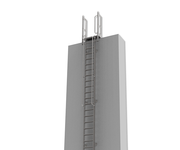 Basic steel fixed ladder