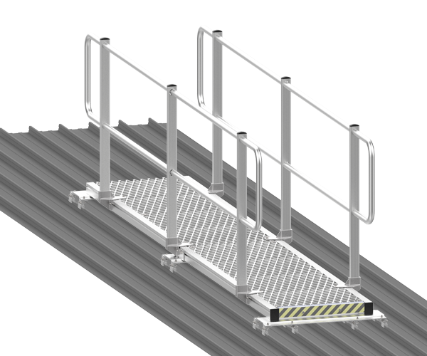 walkways for slim corrugated roof