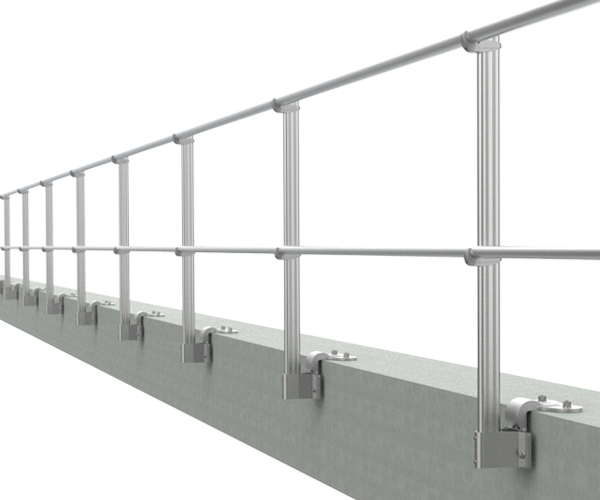 Z type brakcet guardrail system